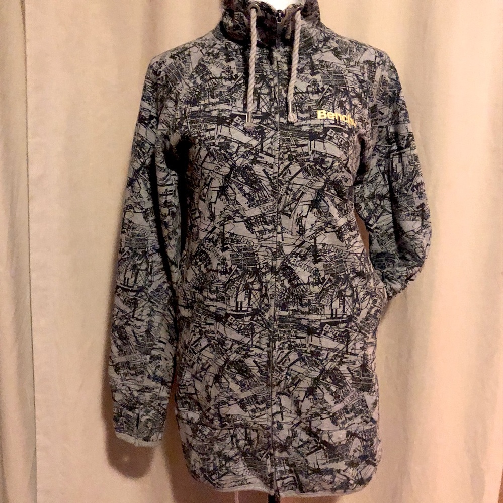 Tunic Length Zip-Up Jacket